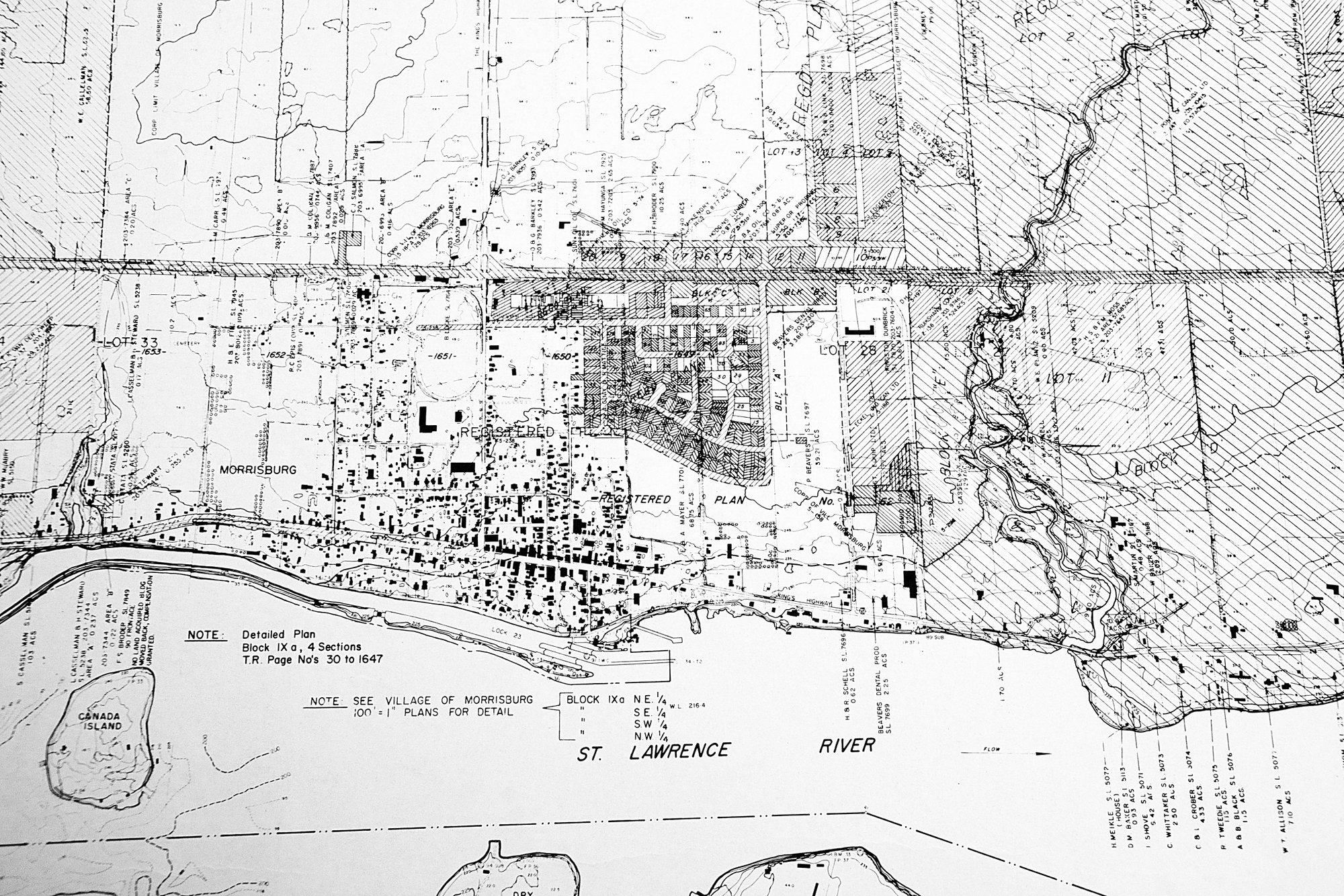 Virtual Morrisburg Model Village Historic Maps